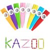80 pcs 8 Colors Plastic Kazoos Musical Instruments for Party, Early Childhood Education Gifts, Perfect for Over 3 Years Old Kids Gift Price Party Favor Gift Bag Fillers