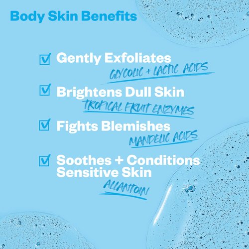 Kosas Kosasport Good Body Skin Body Wash | AHA & Enzyme Exfoliating Wash