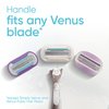 Venus Deluxe Smooth Sensitive Women's Razor Blade Refills, 4 Count