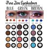 Pure Ziva Smokey Plum Dark Purple Violet Brown Matte Opaque Pressed Powder Single Vegan Eyeshadow; Talc, Paraben & Cruelty Free