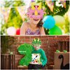 Zalmoxe Felt Dinosaur Masks Dino Mask Birthday Party Supplies Decorations Dinosaur Toys Kids Halloween Party Mask for Boys Girls(12Pcs)