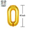40 Number Balloons Gold Big Foil Mylar Giant Jumbo 40 Balloons for Men Women 40th Birthday Party Supplies 40 Anniversary Events Decorations