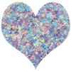 Heart Star Butterfly Craft Sequins Holographic Nail Glitte Confetti Shell Snowflakes Nail Art Holographic Glitter Nail Art Glitter Sequins for Women Girls Nail Decoration(Purple-50G)