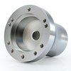 10L0L Golf Cart Steering Wheel Adapter Chrome Hub for Yamaha Golf Carts- Silver/Black