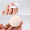Luckycivia 30 Pieces 2.2 Inch Cosmetic Powder Puff, Soft Sponge Foundation Makeup Tool, BB Cream Foundation Sponge Air Powder Puff, for Loose Powder, Face Powder and Foundation Powder
