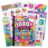 Fashion Angels 1000+ Totally Rainbow Colorful Fun Craft Stickers for Scrapbooks, Planners, Gifts and Rewards, 40-Page Sticker Book for Kids Ages 6+ and Up