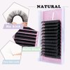 ALLOVE Eyelash Extension Cashmere Super Easy Fan Volume Lash Extensions 0.07mm DD Curl 15-20mm Mixed Tray Rapid Blooming Volume Lashes Self Fanning Lash Extension Supplies