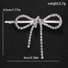 Rhinestone Hair Clips Sparkling Bow Hair Clips Non-Slip Crystal Hair Barrettes for Women Vanlentine Mothers' Day
