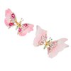Butterfly Hair Clip,2Pcs Metal Butterfly Hair Clamps with Rhinestones,Elegant Colorful Butterfly Hairpin Hair Accessories for Women