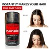 Natural Keratin Hair Building Fibers to Conceal Bald spot instantly Thinning Hair, & Cover Up for Men and Women Black