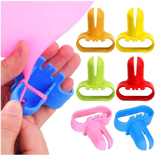 Balloon Tying Tool Balloon Tie Knot Tool Device Set Party Supplies Balloons Knotting Faster Save Time Accessories Party Decorations For Helium Tanks Blower Balloon Column Arc 6 Pack Random Color
