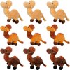 Sosation 9 Pack Camel Stuffed Animal Camel Plush Cute Camel Doll Toy Soft Small Stuffed Camel Hanging Ornaments for Keys Purse Backpack School Bags, DIY Birthday Party Favors, 5.5 x 2 Inches