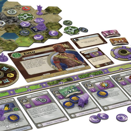 Sid Meier's Civilization: A New Dawn Terra Incognita Board Game EXPANSION - Explore Beyond The Borders! Strategy Game, Ages 14+, 2-5 Players, 1-2 Hour Playtime, Made by Fantasy Flight Games