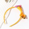 Doneace Back To School Headband for Girls Cute Yellow Pencil Headband School Bow Hair Band Teacher Hair Hoop Back To School Outfits Hair Accessories for School First Day Gift 1Pcs(Style 2)