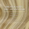 GOO GOO Clip in Hair Extensions Real Human Hair, 20inch 120g 7Pcs, 16/22 Light Blonde Highlighted Golden Blonde, Remy Human Hair Extensions Clip ins for Women, Natural Human Hair