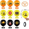 45 Pieces Construction Balloons, 12 Inch Construction Birthday Party Decorations for Children Shower Dump Truck Birthday Party (yellow)