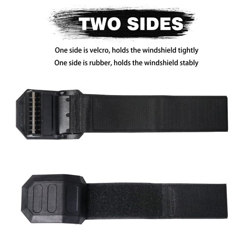 RERPRO UTV Windshield Mount Clamps Straps Kit Compatible with Polaris Ranger RZR, Can Am Maverick X3, Yamaha Rhino YXZ, Kawasaki Mule Teryx Front Windshield Adjustable Fixed Mounting Clamp Kit, 4 Pack