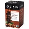 Stash Tea Decaf Chocolate Hazelnut Black Tea - Decaf, Non-GMO Project Verified Premium Tea with No Artificial Ingredients, 18 Count (Pack of 6) - 108 Bags Total