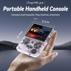 RG35XX 2024 Retro Handheld Game Console Linux System HD and TV Output 3.5 Inch IPS Screen 64G TF Card 5500+ Classic Games 2600mAh Battery( RG35XX 2024 Purple)