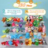120 Pieces Mini Plush Animals Toys Set Cute Small Stuffed Animal Plush Keychain Bulk Tiny Stuffed Ocean Animal Toys Pack for Classroom Rewards Goodie Fillers Bag Themed Party Favors