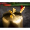Mozacona Stainless Steel Sugar Bowl Spice Jar Storage Seasoning Pot with Lid Spoon