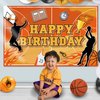 Basketball Birthday Party Decoration Slam Dunk Kids Teenagers Boys Basketball Happy Birthday Banner Basketball Theme Backdrop March Madness Sports Party Supplies