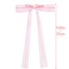 Telont 4PCS Ribbon Hair Bows for Women Long Tail Tassel Bow Clips Claw Barrettes Cute Hair Bow for Girls Teens Toddlers