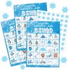 Liliful 35 Pcs Winter Bingo Games Christmas Bingo for Adult Boy Girl 24 Players Winter Wonderland Card Game Set Christmas Party Games for Teens School Family Winter Holiday Christmas Party Games Favor