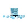 Chessex Dice Set – 12mm Gemini: Pearl Turquoise-White/Blue Luminary Dice Block – Dungeons and Dragons D&D DND TTRPG Dice – Includes 36 Dice – D6