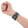 Sainstone Thin Gray Line American Flag Bracelets - Thin Silver Line Correctional Officers Silicone Wristbands Gifts for Prison Guards, Probation Officers, Parole Officers, Bailiffs, Jailers (Unisex)