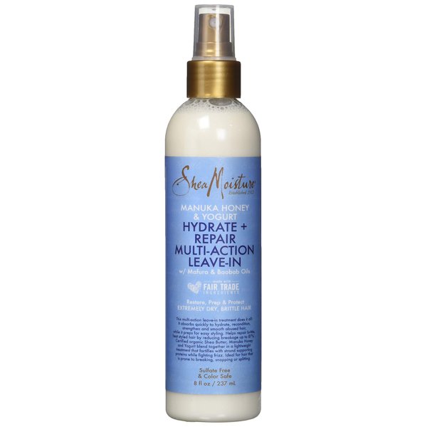 Shea Moisture Manuka Honey and Yogurt Hydrate Plus Repair Multi-Action Leave-In, 8 Ounce