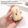 minkissy Bump It Up Volume Hair Base Set 5pcs Sponge Volume Bump Hair Clip Hair Bases Inserts Hair Pads Hair Styling Clip Hair Accessories