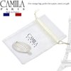 Camila Paris CP3015 3.255 inch French Banana Clip Hair Comb White Round Girls Ponytail Holder Interlocking Banana Combs For Volume Thick Hair. Fashion Styling Hair Accessories for Women Made in France