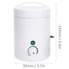 Mini Hair Removal Wax Hot Machine, Paraffin Wax Warm Machine with 6 Gears Temperature Adjustment for Men Women, Facial Waxing Pot Warmer Hair Removal (US Plug)
