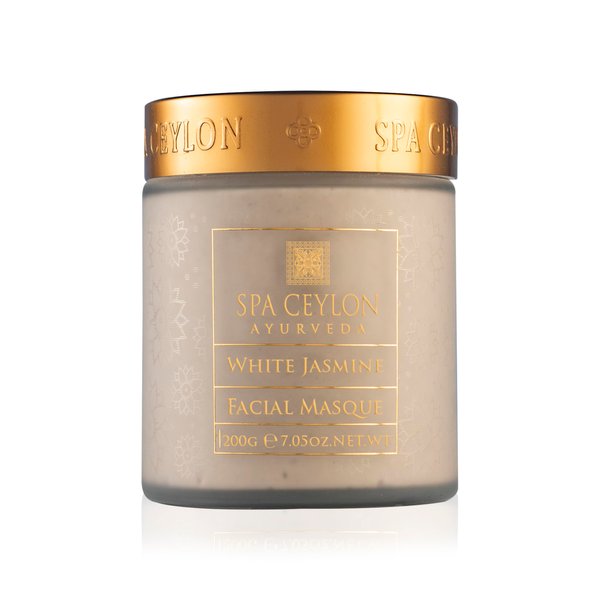SPA CEYLON White Jasmine Facial Masque | lluminating Hydration | Natural Cleansing Face Mask | Suitable for Normal to Dry Skin