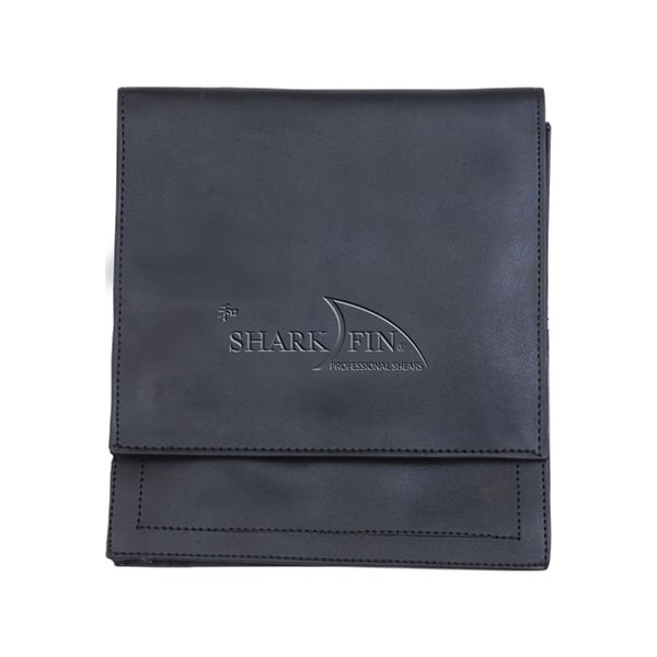 Sharkfin Shears BLACK LEATHERETTE HIP POUCH (HOLDS 6) 9"