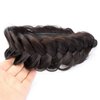 BOBIYA Wide Braided Headband with Teeth Braid Headbands With Teeth for Women Braided Hair Headbands with Tooth (Dark Chocolate)