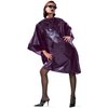 Cricket Shimmering All Purpose Salon Cape Waterproof Bleach Proof Cape, Adjustable Neck Client Gown, Crushed Violet
