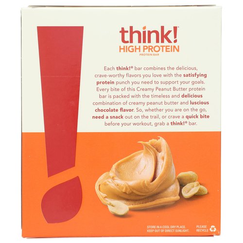 thinkThin Bar Creamy Peanut Butter, 10.5 oz