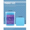 400PCS Lint Free Nail Wipes Glue Wipes Lash Extensions EBANKU Soft Blue Lash Glue Nail Polish Remover Cotton Pads Eyelash Extension Supplies