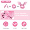 Ondder Hair Scrunchies for Women 15 Pcs Bandana Hair Scrunchies for Women’s Hair Cute Girls Bow Scrunchies for Hair Ribbon Scrunchies with Bow Elastic Hair Ties Bands Ponytail Holder Hair Accessories for Women Girls Kids -Bandana