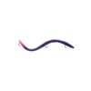 Ike-Con Weedless Worm Fishing Lure, 6-1/4-Inch, Grape Firetail
