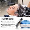 Temporary Hair Color Wax 7.06 Oz Hair Styling Clay Mud, Natural Instant Disposable Hair Coloring Cream Pomades, Included 2 Brush + 3 Shawl + Rat Tail Comb + 5 Hair Clips Styling Tools Set