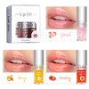 SUMEITANG 3Pcs Hydrating Lip Oil Set，High Moisturizing Lip Glow Oil Tinted Lip Balm Gloss Lip Care，Long-lasting Nourishing and Repairing，Prevents Lips Chapped and Lighten Lip Lines - 3 Colors Set