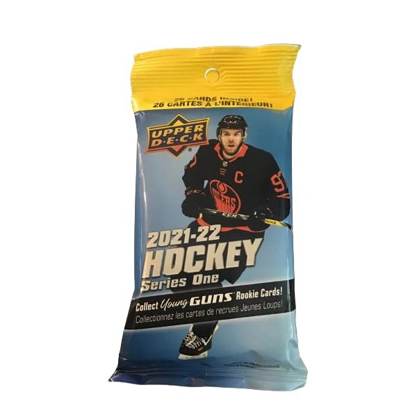 2021-22 Upper Deck Series 1 Hockey 26 Card Cello Fat Pack