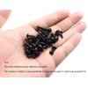 LBY 900pcs M2.3 M2.6 M3 Truss Head Self Tapping Screws, Wafer Head Screws, Pan Head with Washer Screw 9 Sizes Self Tapping Screws Assortment Kit, Carbon Steel (Blacking)