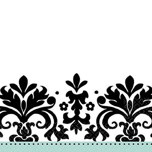 Amscan Always & Forever Beverage Napkins , Wedding and Engagement Party