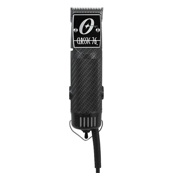 Oster Classic Limited Edition 76 Clipper with AgION Detachable Blade, Blade Guard, Cleaning Brush, Lubricating Oil and Clipper Grease, Carbon Fiber