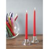 CANDWAX 10 inch Taper Candles Set of 4 - Dripless Taper Candles and Unscented Candlesticks - Perfect as Dinner Candles – Red Candles