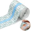 Transparent Dressing Adhesive Bandage Clear Waterproof Bandage Stretch Tape for Tattoos Swimming (3.94 Inch x 10.94 Yard)